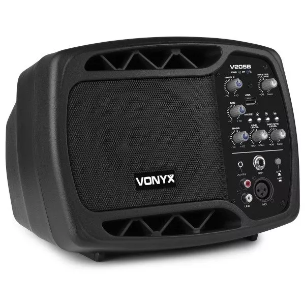 Retourdeal - vonyx v205b actieve monitor speaker met bluetooth en usb