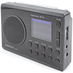 Albrecht DR 70 DAB radio Zwart