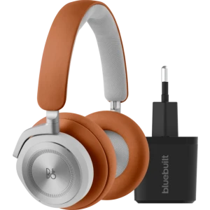 Bang & Olufsen Beoplay HX Bruin + BlueBuilt Quick Charge Oplader met Usb A Poort 18W Zwart