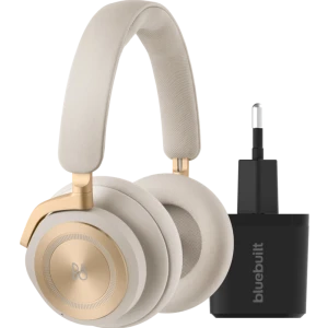 Bang & Olufsen Beoplay HX Goud + BlueBuilt Quick Charge Oplader met Usb A Poort 18W Zwart