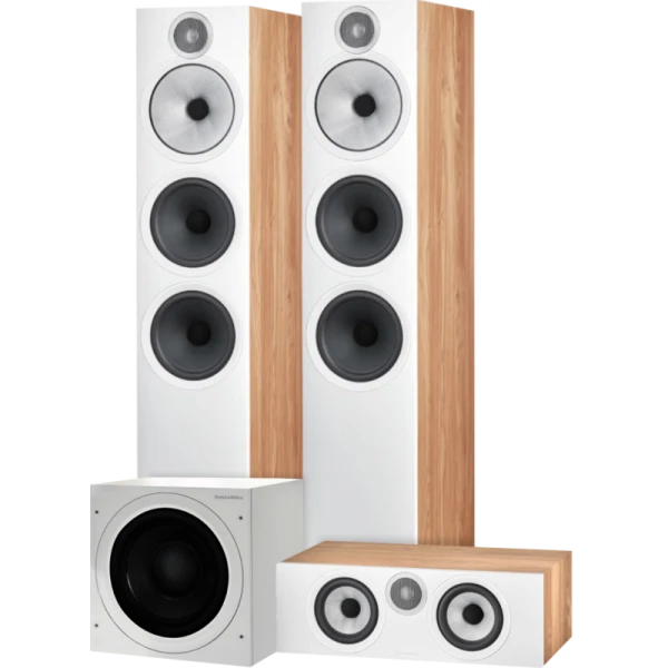 Bowers wilkins htm6 s3 603 s3 per paar bruin asw610 wit