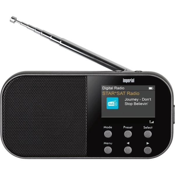 Imperial dabman 15 mobile met accu dab radio zwart