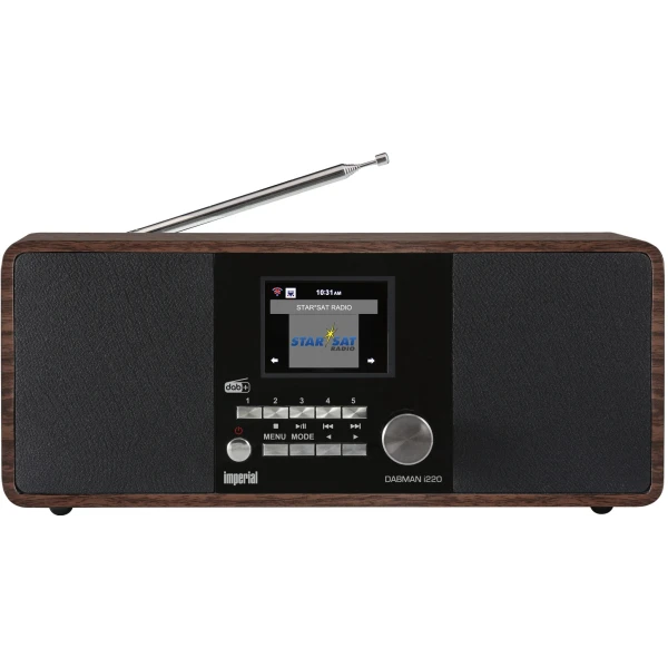 Imperial dabman i220 bt hybride radio bruin