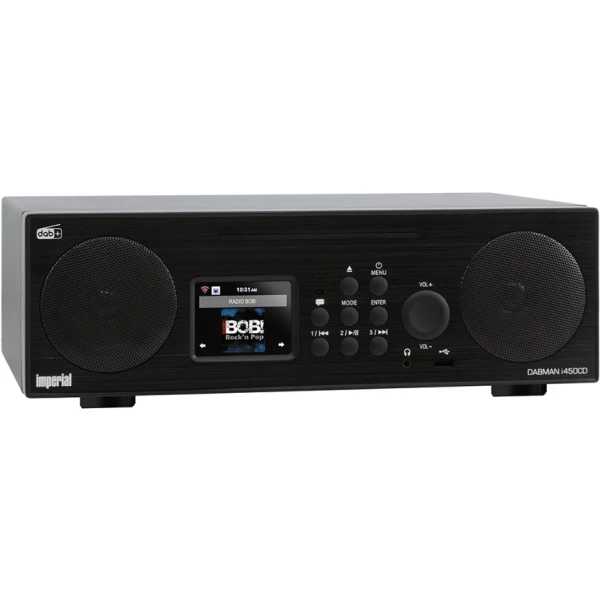 Imperial dabman i450cd hybride radio zwart