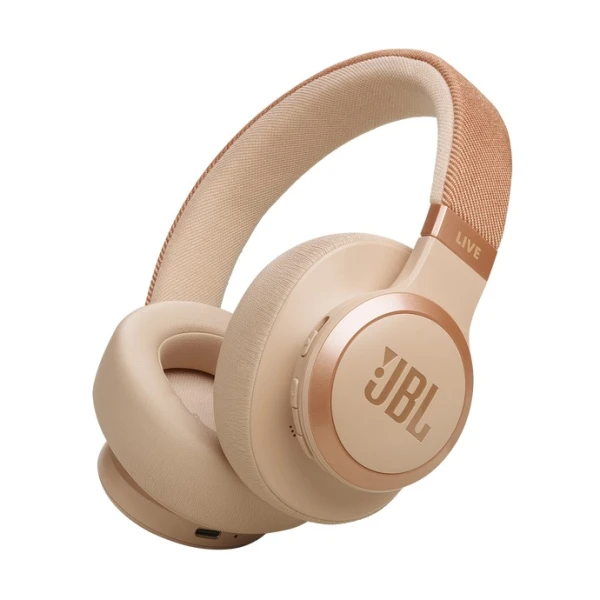 Jbl live 770nc bluetooth over-ear hoofdtelefoon beige