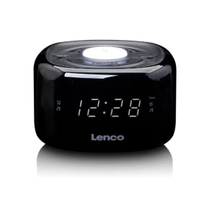 Lenco CR-12BK Wekker radio Zwart