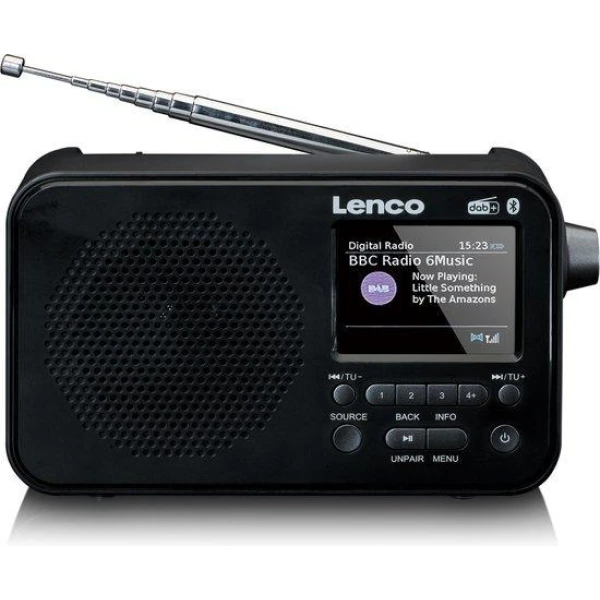 Lenco pdr-036bk dab radio zwart