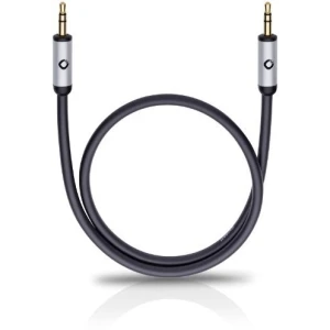 Oehlbach Mobiele audiokabel, 3,5 mm jack naar 3,5 mm jack lengte 1,5 meter Extender Zwart