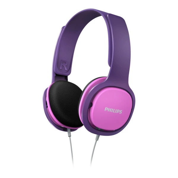 Philips shk2000pk kids hoofdtelefoon paars