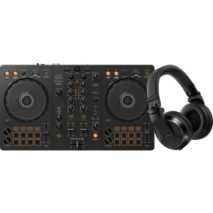 Pioneer DJ DDJ-FLX4 + Pioneer DJ HDJ-X7 Zwart