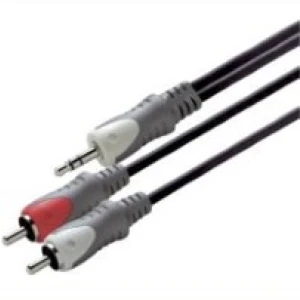 Scanpart audio kabel 3.5mm jack – 2xRCA 1,5m Mini jack kabel