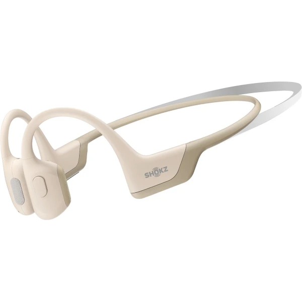 Shokz openrun pro mini bluetooth on-ear hoofdtelefoon beige