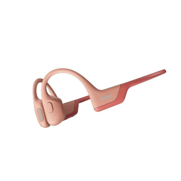 Shokz openrun pro bluetooth on-ear hoofdtelefoon roze