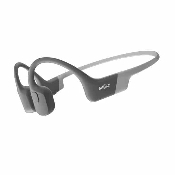 Shokz openrun bluetooth on-ear hoofdtelefoon grijs