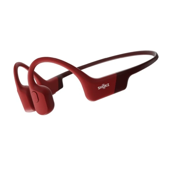 Shokz openrun bluetooth on-ear hoofdtelefoon rood