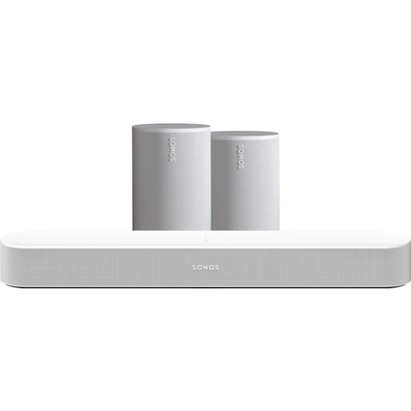 Sonos Beam Gen2 Wit 2x Era 100 Wit