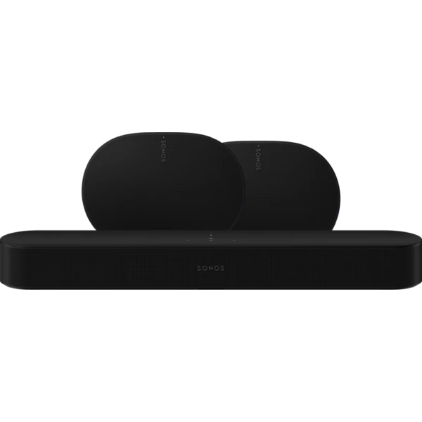 Sonos Beam Gen2 Zwart 2x Era 300 Zwart