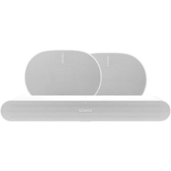 Sonos Ray Wit 2x Era 300 Wit