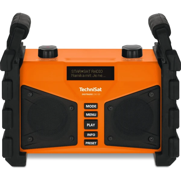 TechniSat DigitRadio 230 DAB radio Oranje