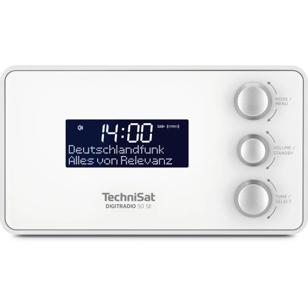 Technisat digitradio 50 se wekker radio wit