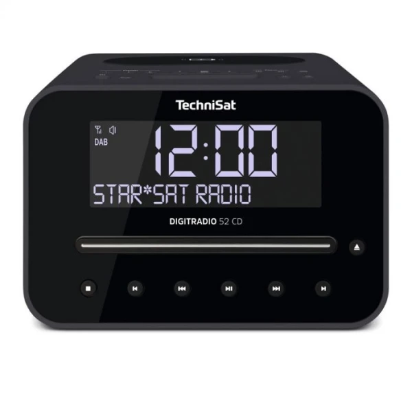 Technisat digitradio 52cd wekker radio antraciet