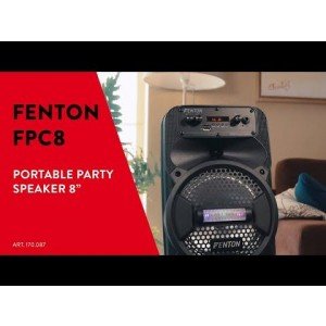 Fenton FPC8 accu speaker 100W met Bluetooth