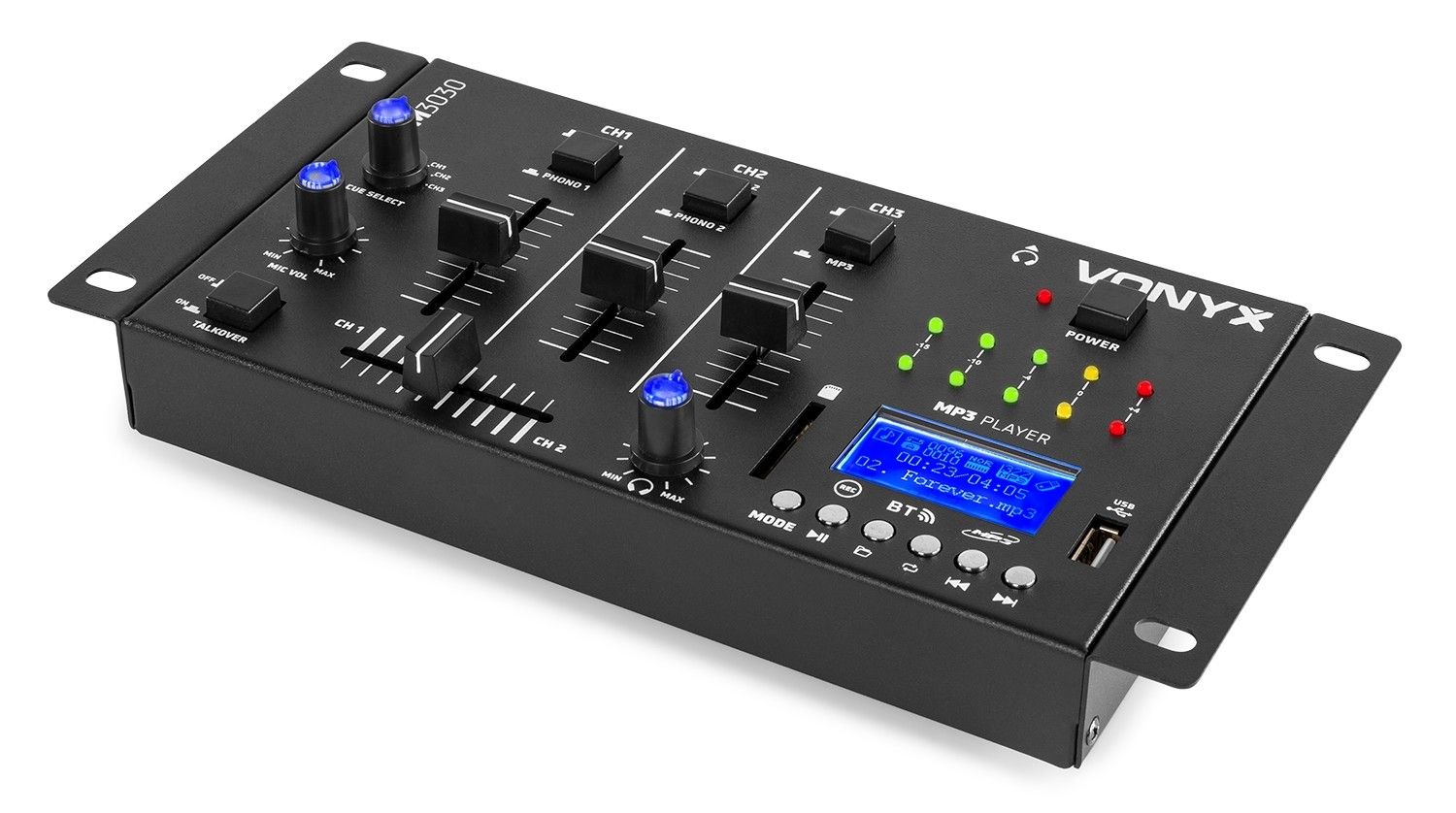 MAX Complete 500W Bluetooth DJ Set met Speakers, Versterker en Mixer