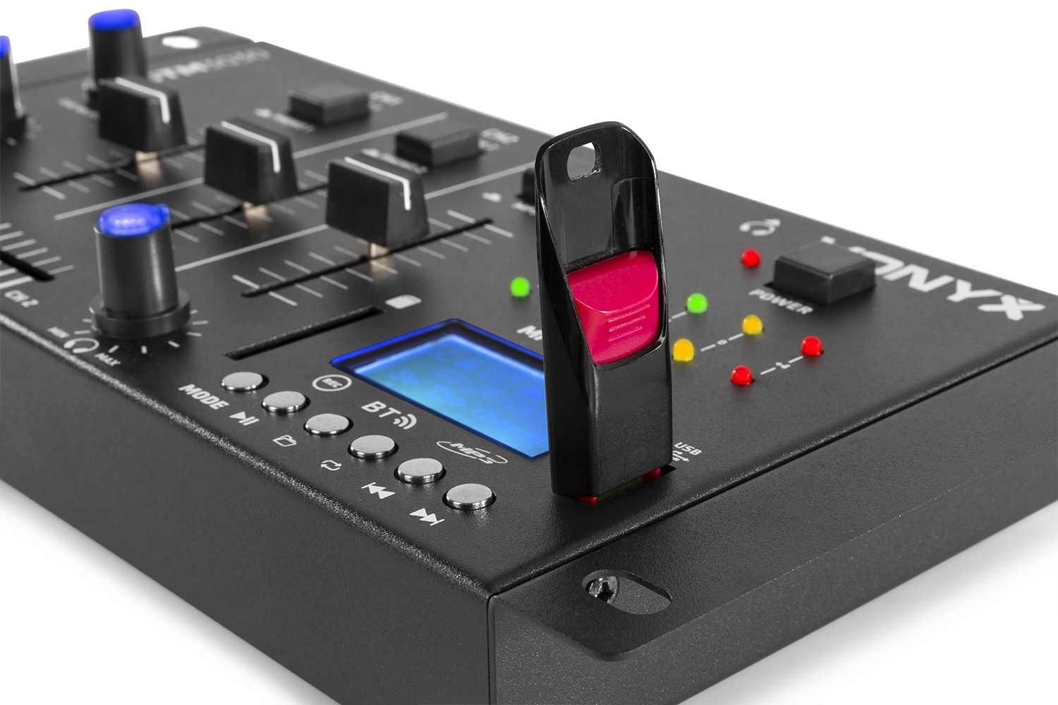 MAX Complete 500W Bluetooth DJ Set met Speakers, Versterker en Mixer