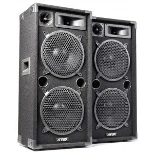 MAX MAX210 2000W disco speakerset 2x 10"