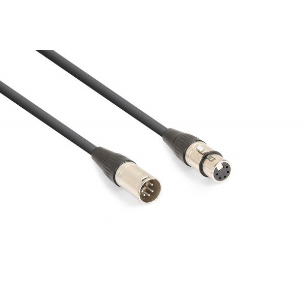 Pd connex dmx kabel 5-pin xlr male - 5-pin xlr female 1. 5m