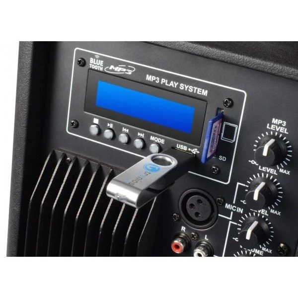 Skytec spbt1200a actieve speaker 600 watt met bluetooth en usbmp3 8