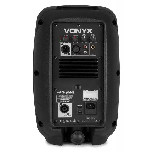Vonyx ap800a actieve speaker 8 200w 4