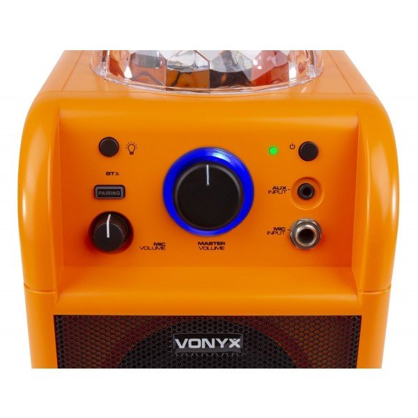 Vonyx sbs50l karaoke set met microfoon bluetooth en lichteffect 7