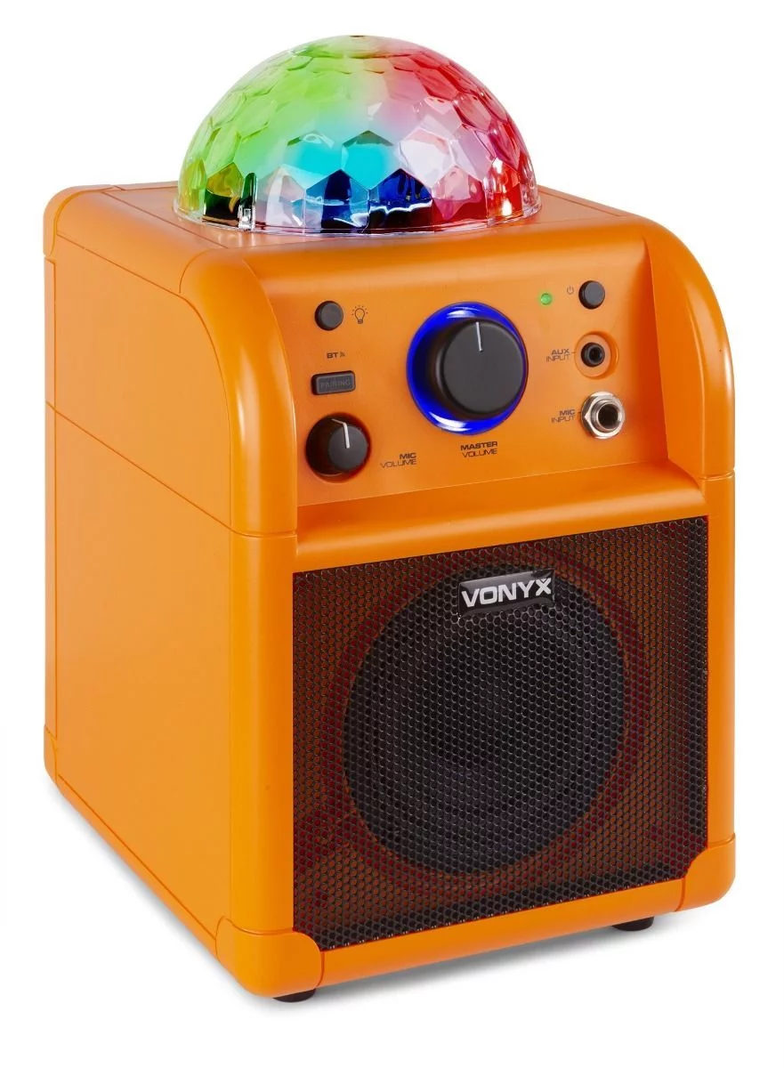 Vonyx sbs50l karaoke set met microfoon bluetooth en lichteffect 8