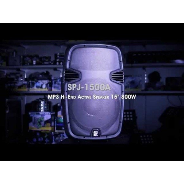 Vonyx spj-1500abt bluetooth actieve speaker 15" 800 watt