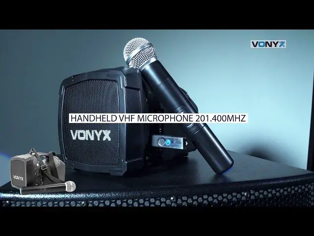 Vonyx ST010 draagbare speaker met Bluetooth en draadloze microfoon -