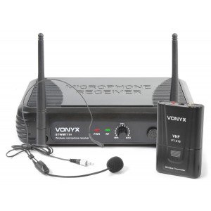 Vonyx STWM711H Draadloze headset microfoon VHF