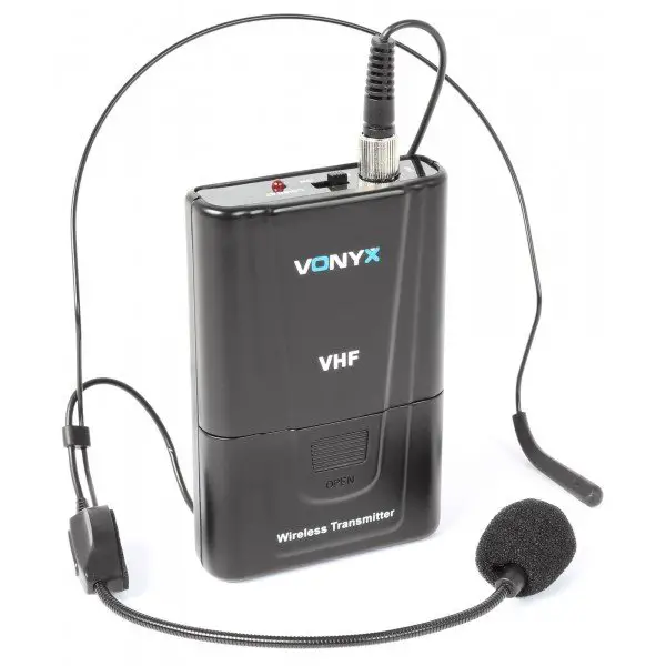 Vonyx wm512c draadloze microfoon vhf dubbel 2