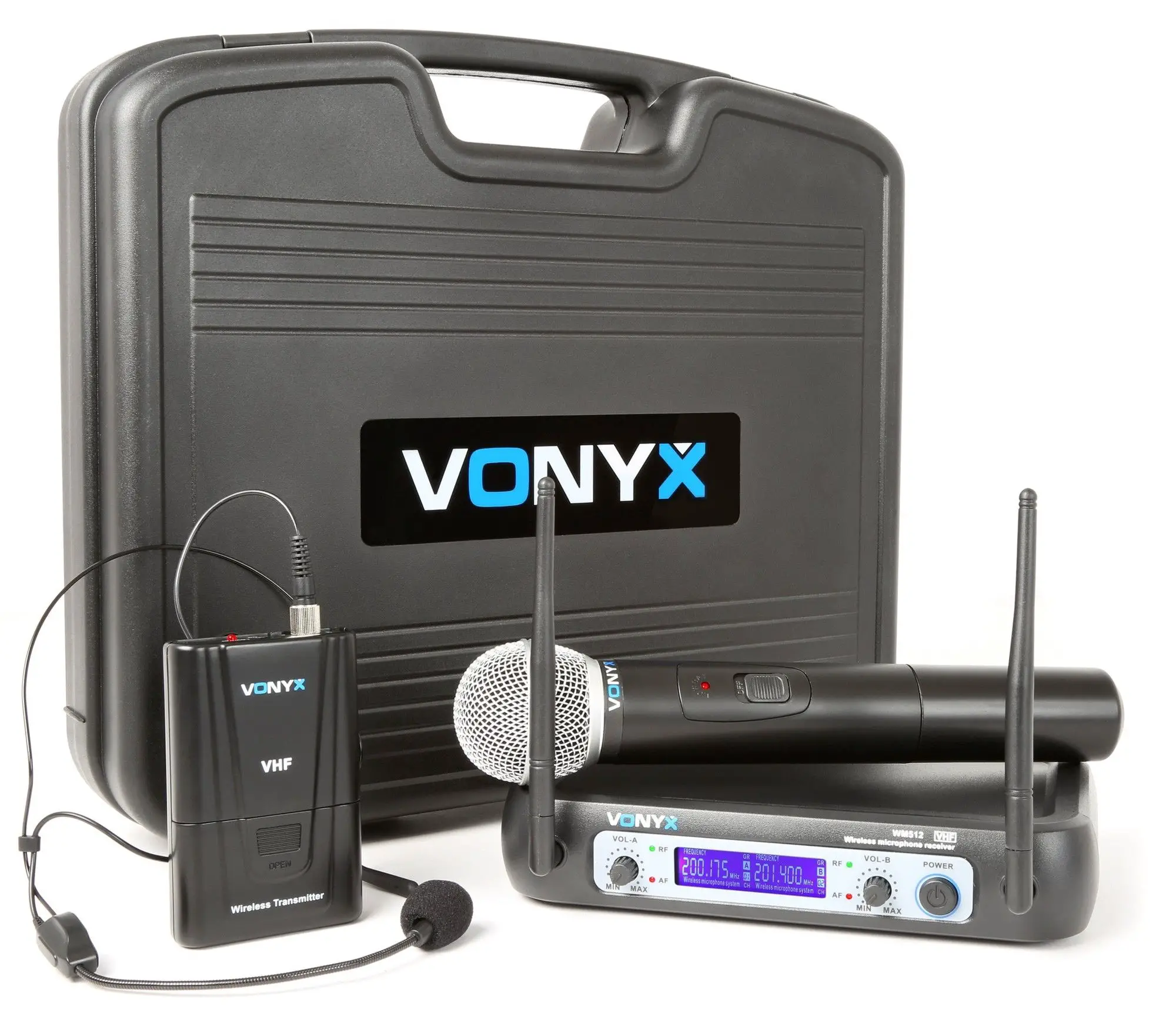 Vonyx WM512C Draadloze microfoon VHF - Dubbel