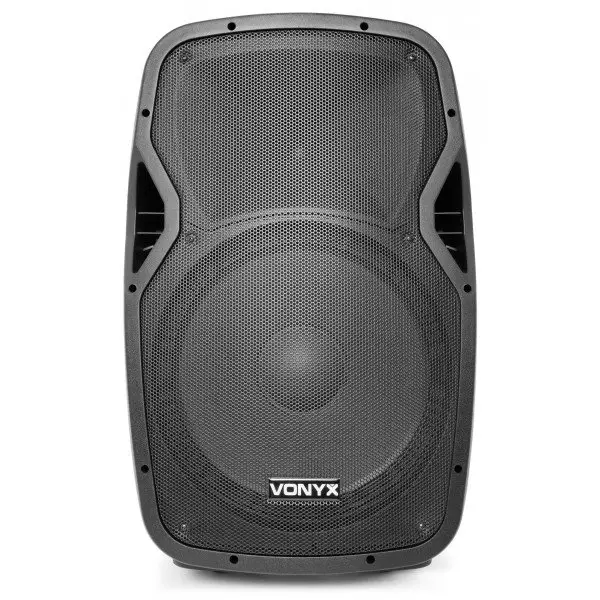 Vonyx geluidsinstallatie met twee 15 speakers 1600w 4