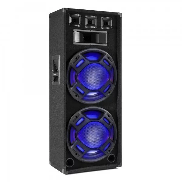 Fenton bs215 disco speaker 2x 15" met led&apos;s - 1000w