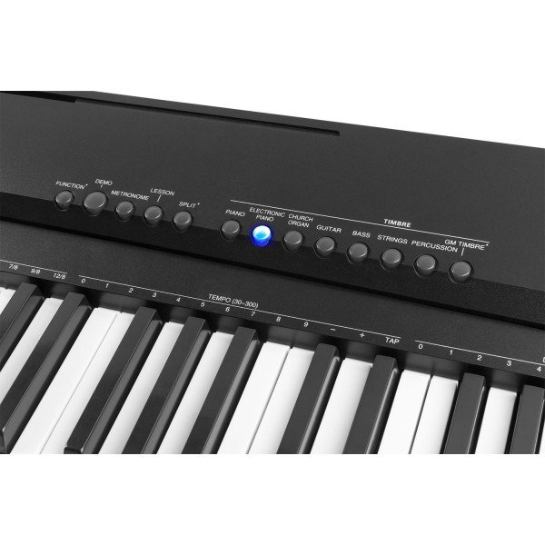 Max kb6 digitale piano met 88 aanslaggevoelige toetsen en 6