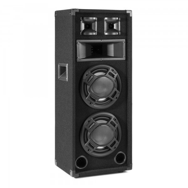 Fenton bs208 disco speaker 2x 8 met ledaposs 600w 2