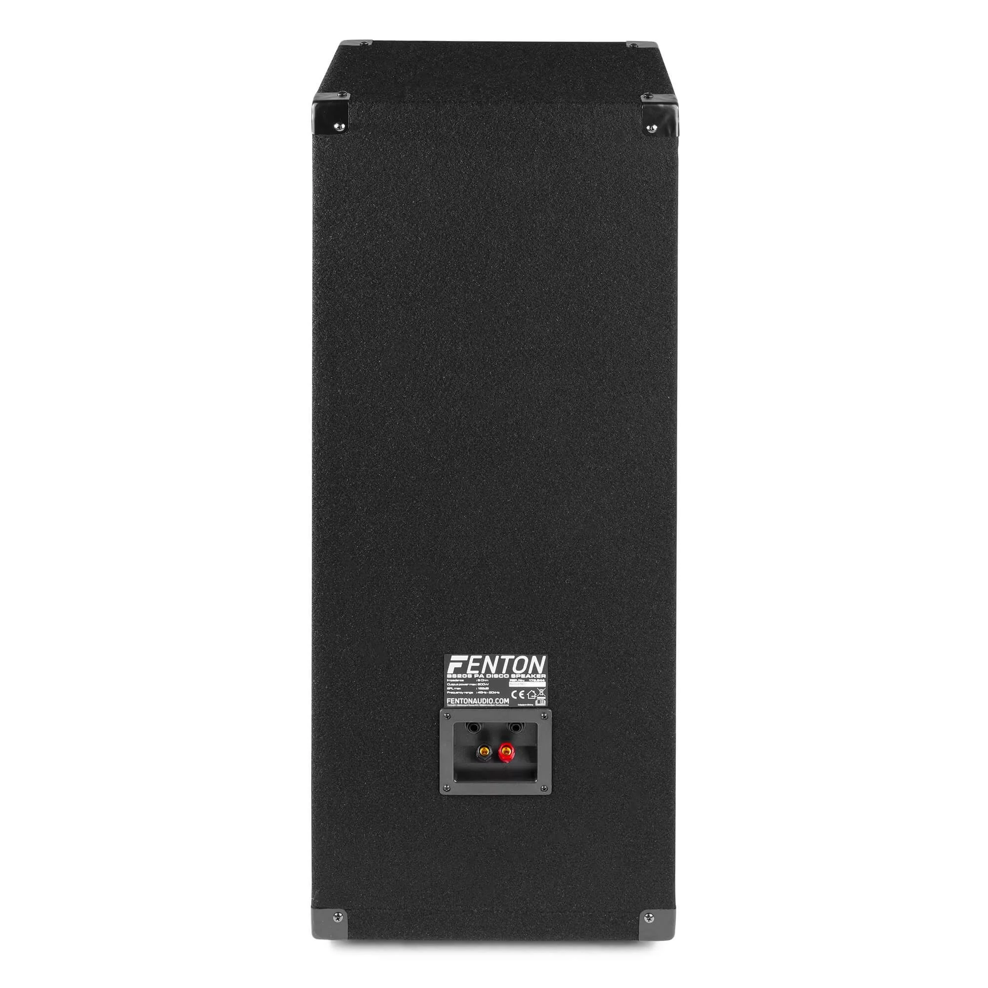 Fenton bs208 disco speaker 2x 8 met ledaposs 600w 5