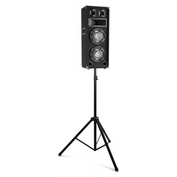 Fenton bs208 disco speaker 2x 8" met led&apos;s - 600w