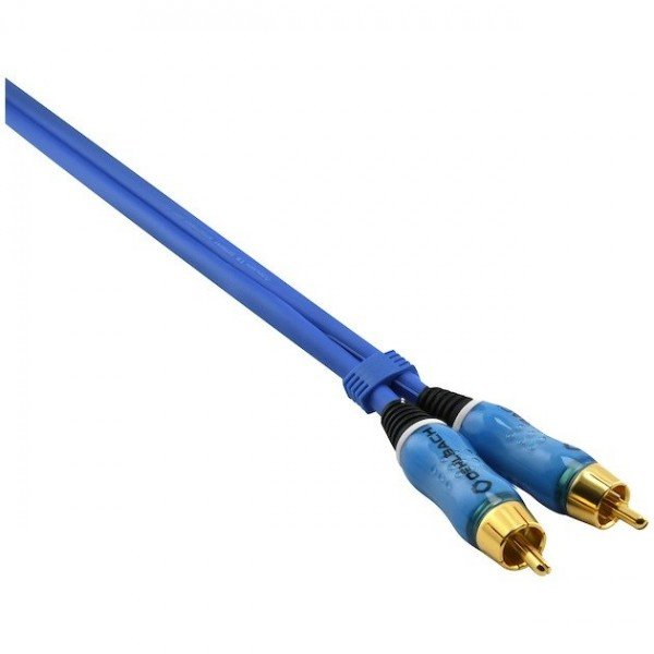 50 m mini jack kabel blauw