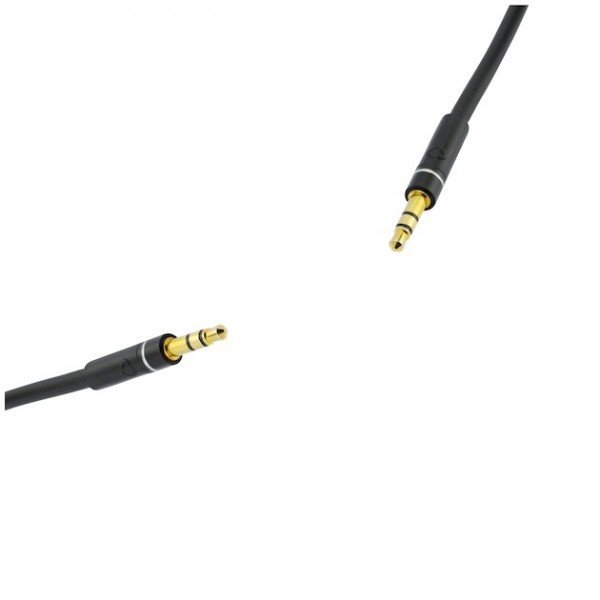 0 m mini jack kabel zwart
