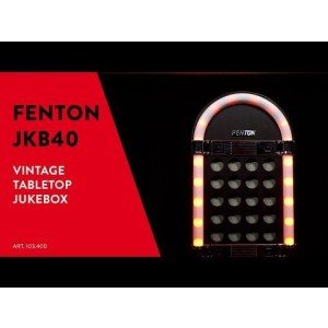 Fenton JKB40 Vintage Jukebox accu Bluetooth speaker