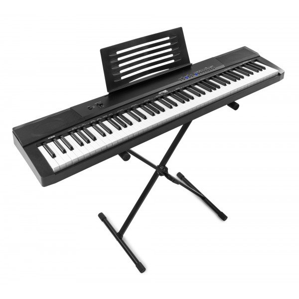 Max kb6 digitale piano met 88 aanslaggevoelige toetsen en 2
