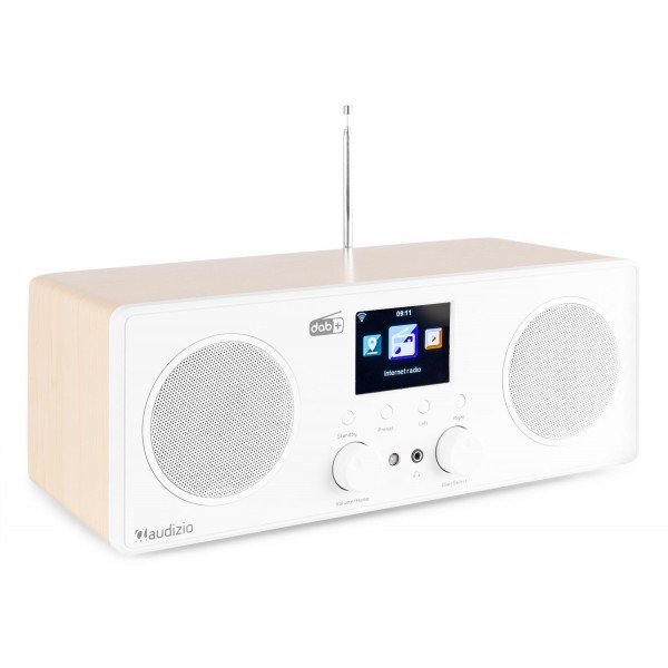 Audizio Bari DAB radio met Bluetooth en wifi radio Wit kopen
